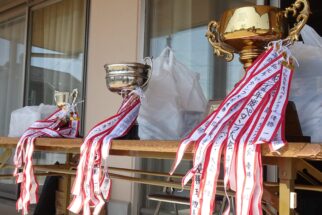 班対抗ペタンク大会優勝カップ